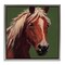 Stupell Industries Modern Horse on Green Floating Frame, design by Wani Pasion